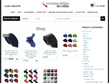 Tablet Screenshot of clubties.com